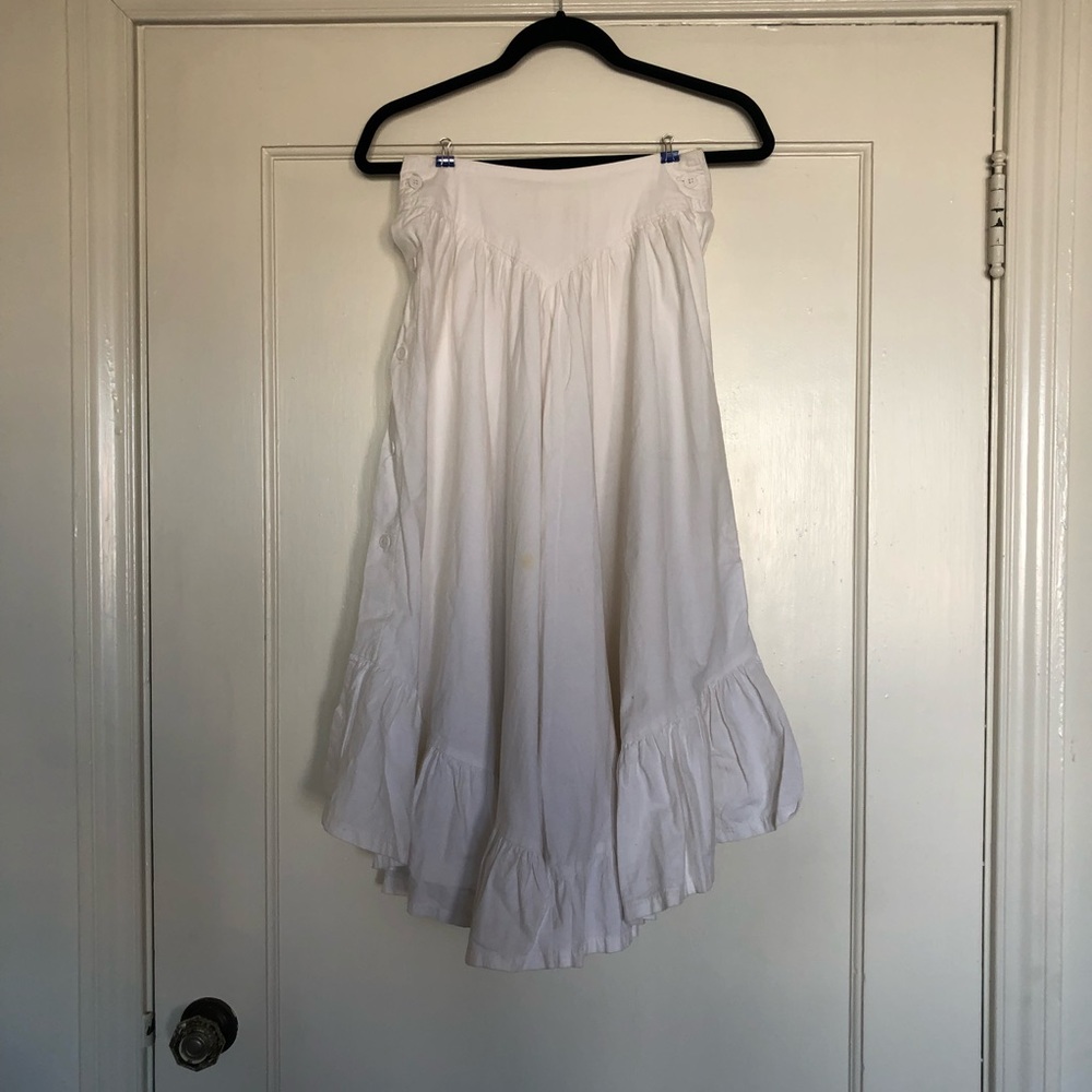 Vintage Button Up Cropped Flare Pants